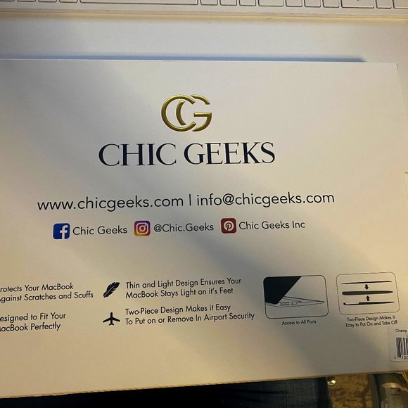 Champagne Glitter MacBook Cover for16 inch Mac Pro( 2019-2020)